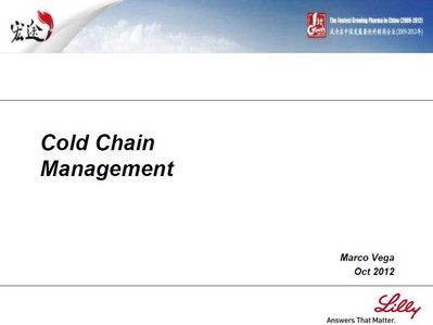 Cold Chain Management