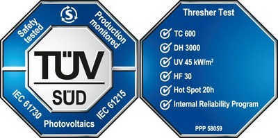 TUV SUD 長期老化耐久認證標志